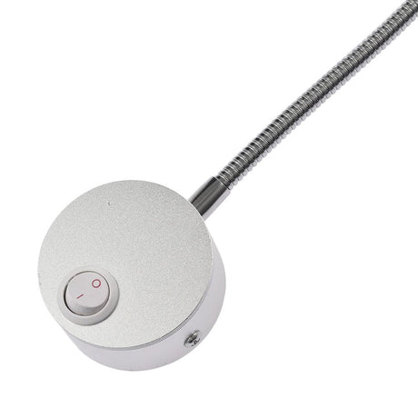 Rund LED Vägg Sänglampor med Flexibel Design och Mjuk Ljus Carvallo