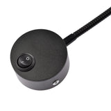 Rund LED Vägg Sänglampor med Flexibel Design och Mjuk Ljus Carvallo