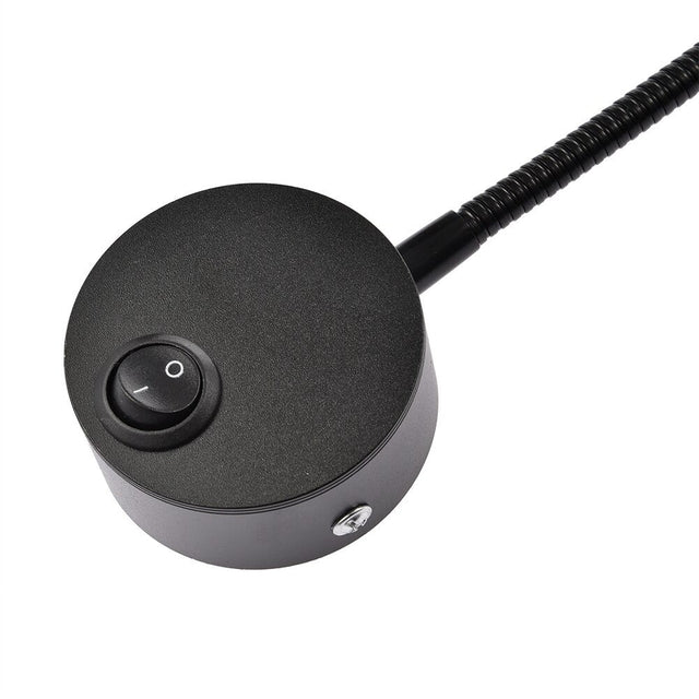 Rund LED Vägg Sänglampor med Flexibel Design och Mjuk Ljus Carvallo