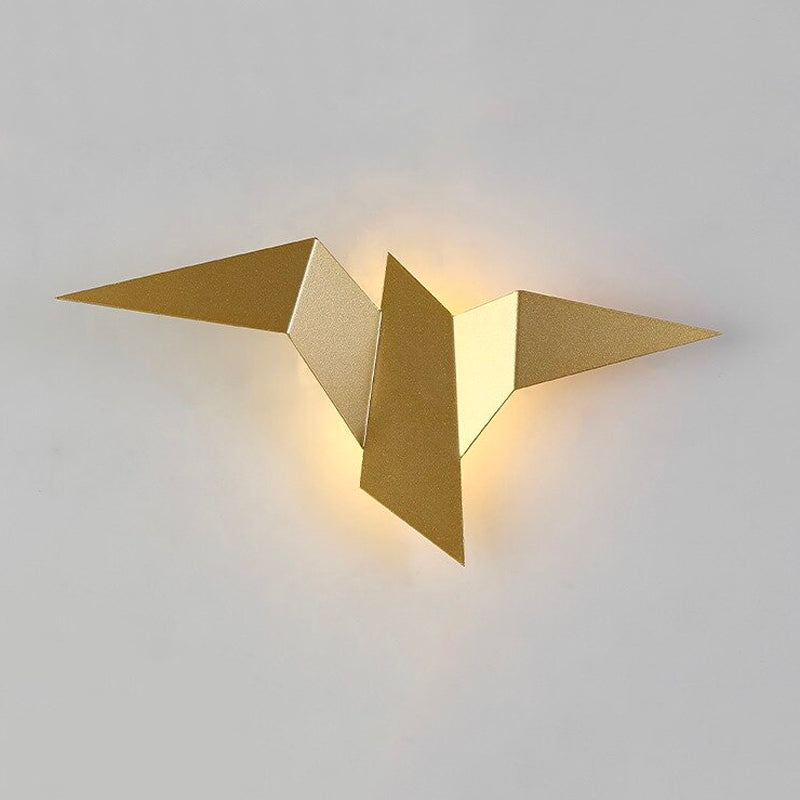 Metallfåglar Väggsänglampor med Touch Control och Färger Carvallo