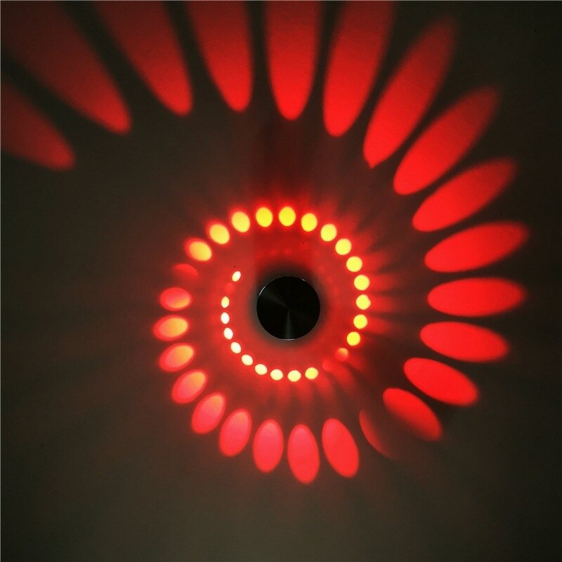 Minimalist Spiral Vägg Nattlampa med LED Touch Control Carvallo