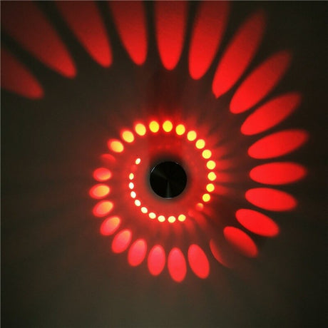 Minimalist Spiral Vägg Nattlampa med LED Touch Control Carvallo