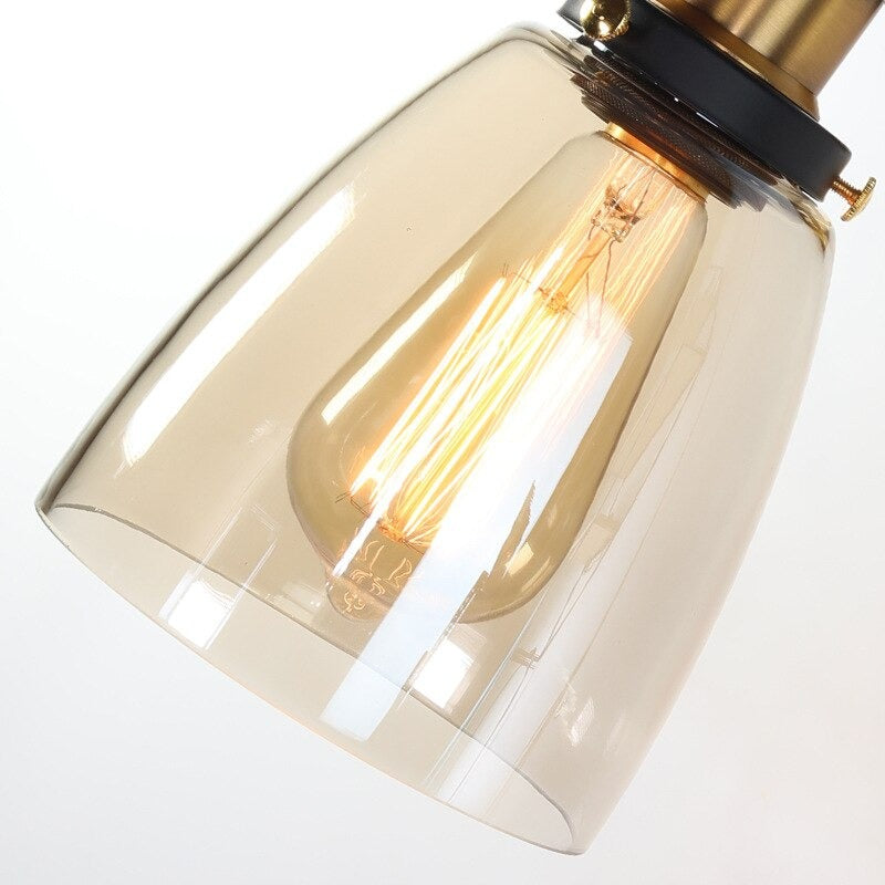 Vintage Glas Väggsänglampa i Klassisk Design Carvallo