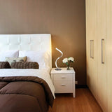 Design Spiral Sänglamp i Modern Aluminium Stil Carvallo