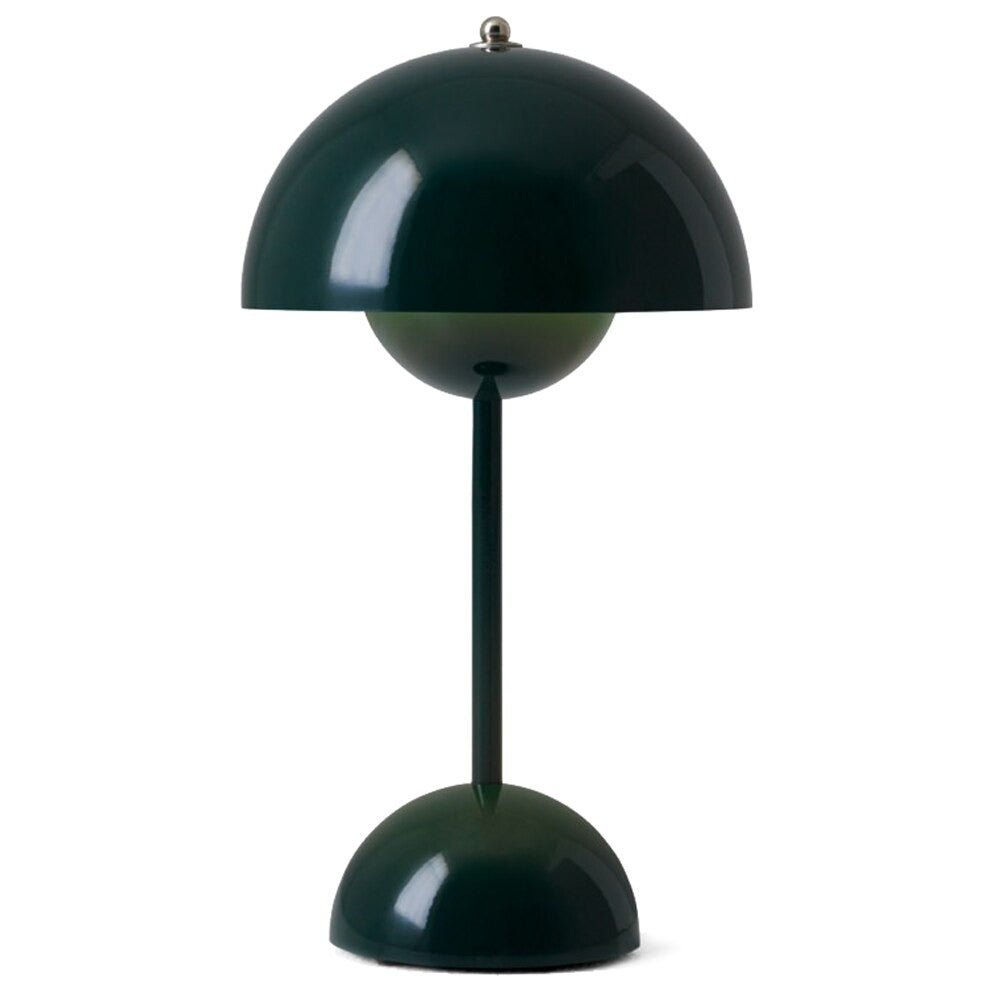 Vintage Svamp Sänglampa med Metallstruktur Carvallo