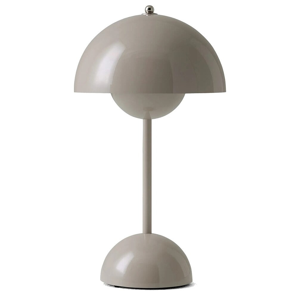 Vintage Svamp Sänglampa med Metallstruktur Carvallo