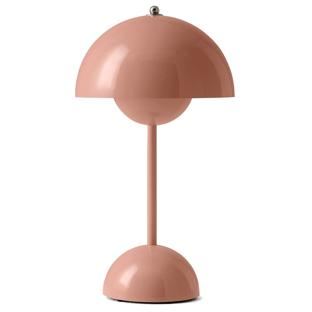 Vintage Svamp Sänglampa med Metallstruktur Carvallo