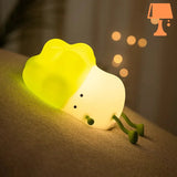 Carvallo - Rolig trådløs broccoli sänglampa med justerbara färger och ljusstyrka Carvallo