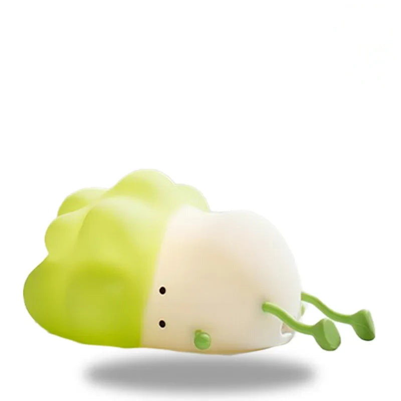 Carvallo - Rolig trådløs broccoli sänglampa med justerbara färger och ljusstyrka Carvallo