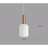 Hängelampa i färgat glas – Vintage & Dekorativ | För vardagsrum & matsal Carvallo