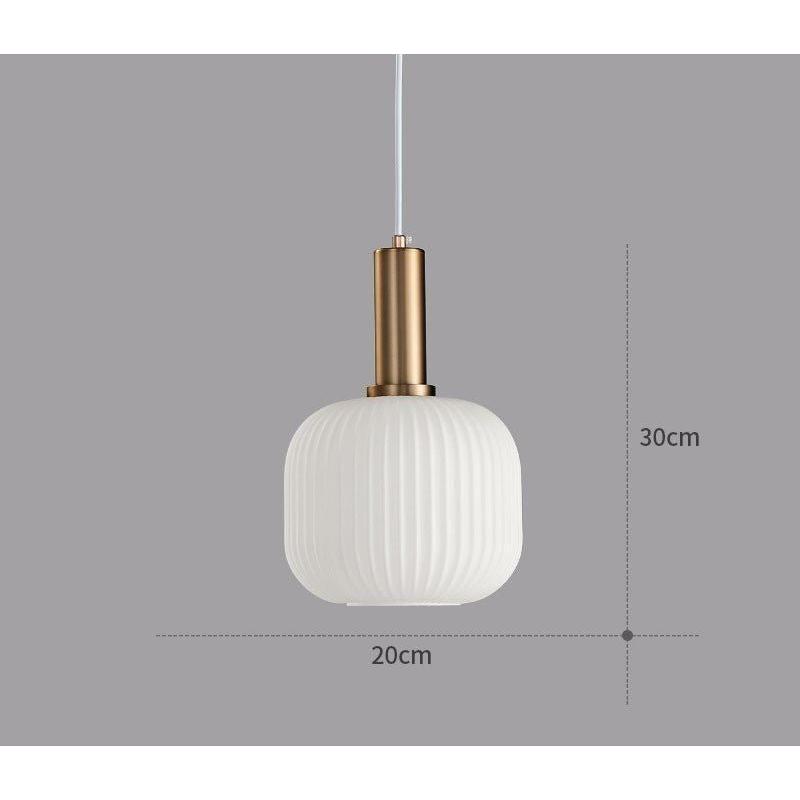 Hängelampa i färgat glas – Vintage & Dekorativ | För vardagsrum & matsal Carvallo