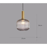 Hängelampa i färgat glas – Vintage & Dekorativ | För vardagsrum & matsal Carvallo