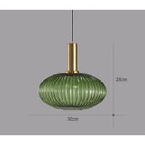 Hängelampa i färgat glas – Vintage & Dekorativ | För vardagsrum & matsal Carvallo