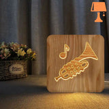 Carvallo - Trumtrompet sänglampa för musicälskare Carvallo