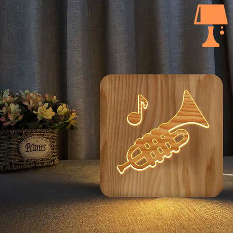 Carvallo - Trumtrompet sänglampa för musicälskare Carvallo