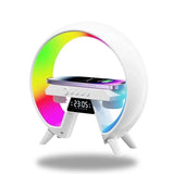 NovaBeam - Futuristisk LED-lampa med trådlös laddning och digital klocka Carvallo