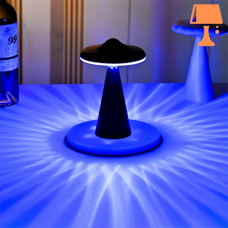 MushroomGlow - Modern svampinspirerad sänglampa för avslappnande atmosfär Carvallo