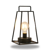 Carvallo - Geometrisk lampa med öppen ram och flytande LED-lampa för modernt inredning Carvallo