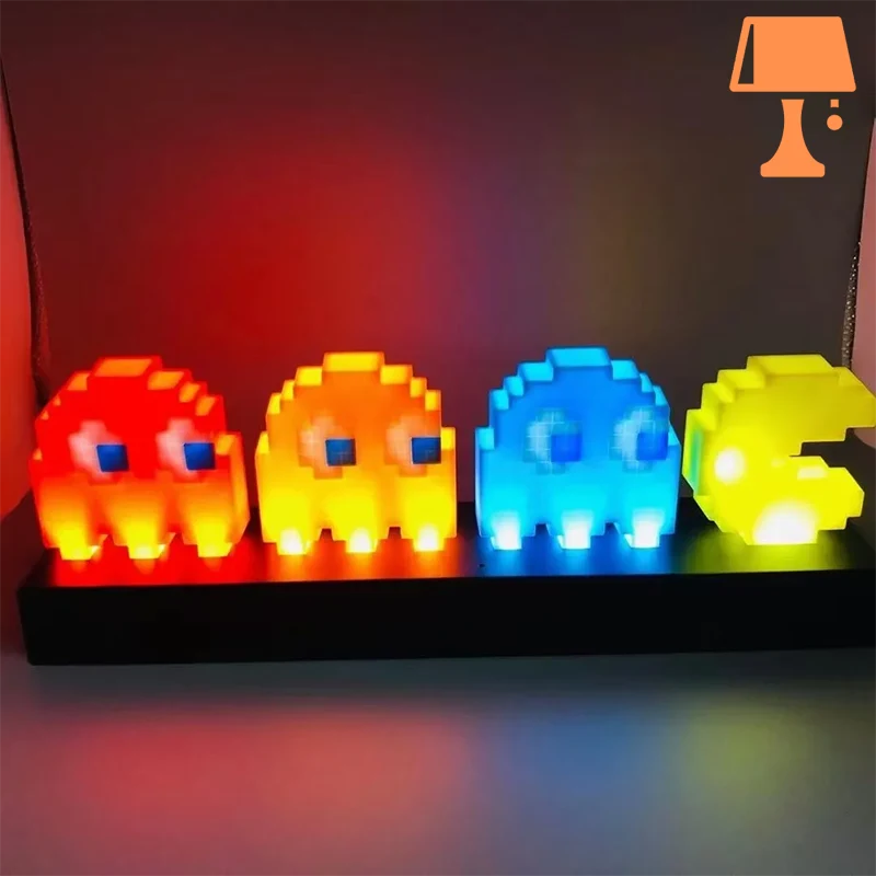 PixelGlow - Retro arkadlampa med levande pixeldesign för nostalgisk inredning Carvallo