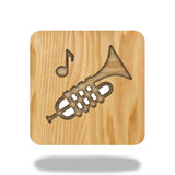 Carvallo - Trumtrompet sänglampa för musicälskare Carvallo