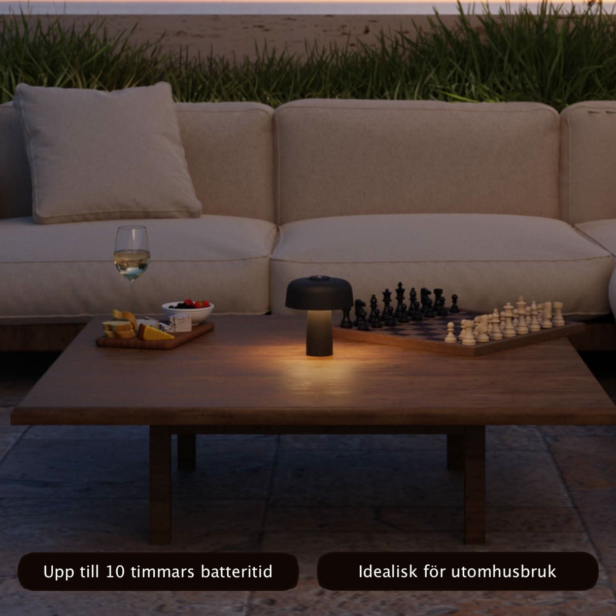 Lanea Batteridriven Bordslampa Carvallo