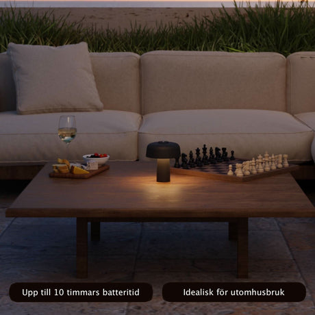 Lanea Batteridriven Bordslampa Carvallo