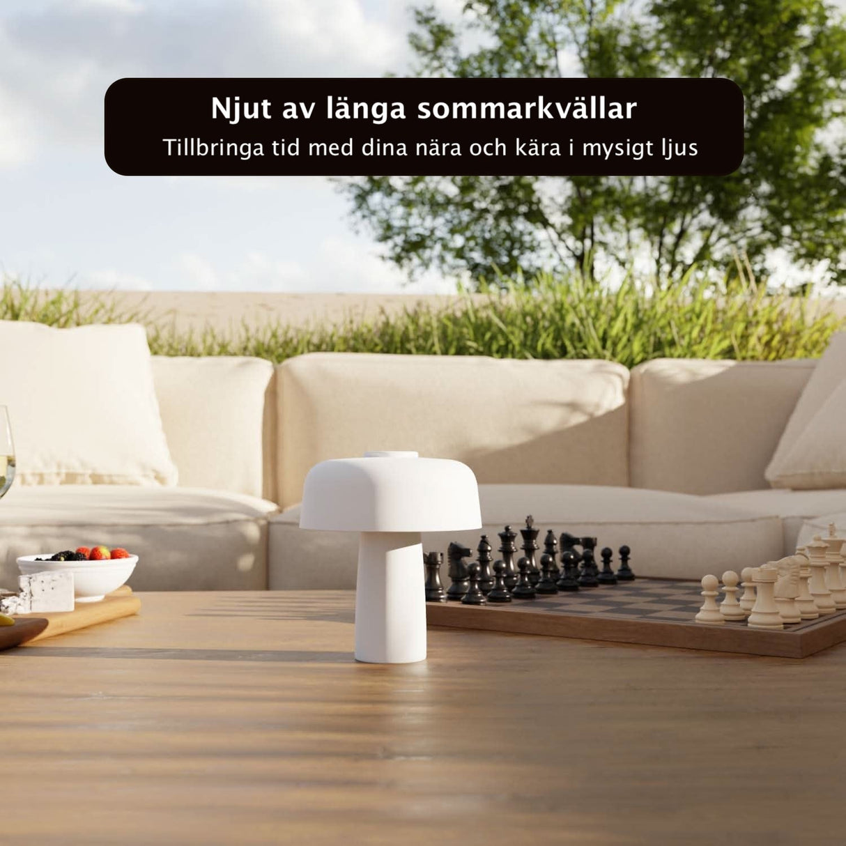 Lanea Batteridriven Bordslampa Carvallo