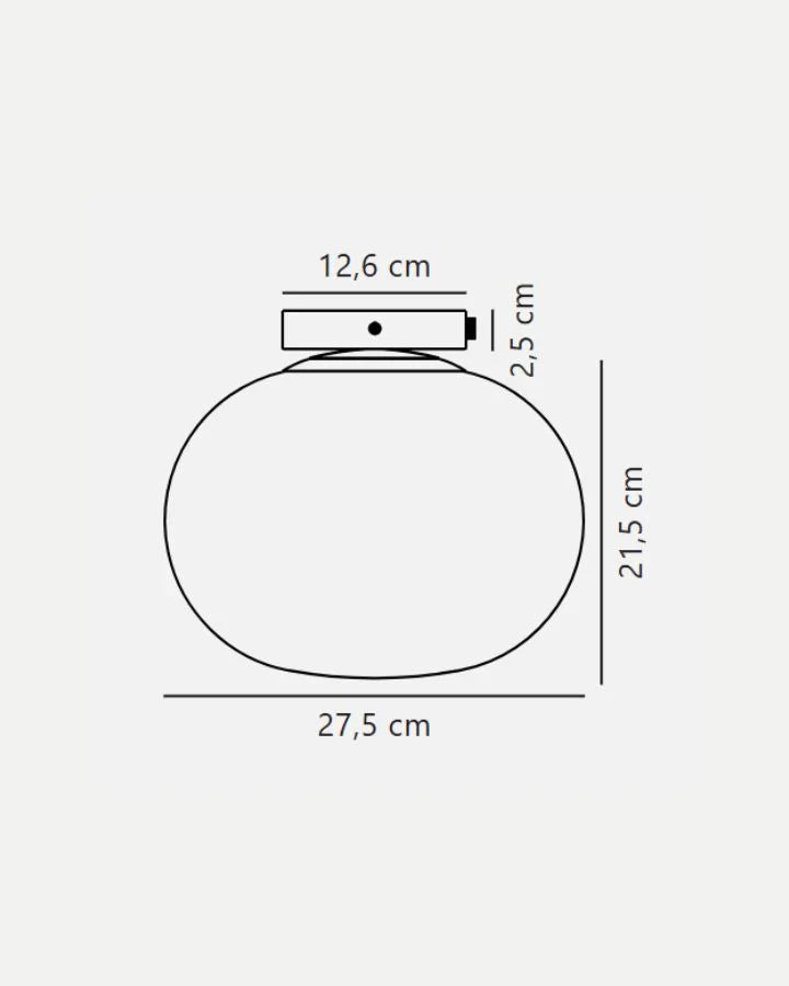 Luxora Alton Taklampa Modern Glas Skärm Armatur Carvallo