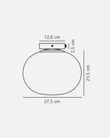 Luxora Alton Taklampa Modern Glas Skärm Armatur Carvallo