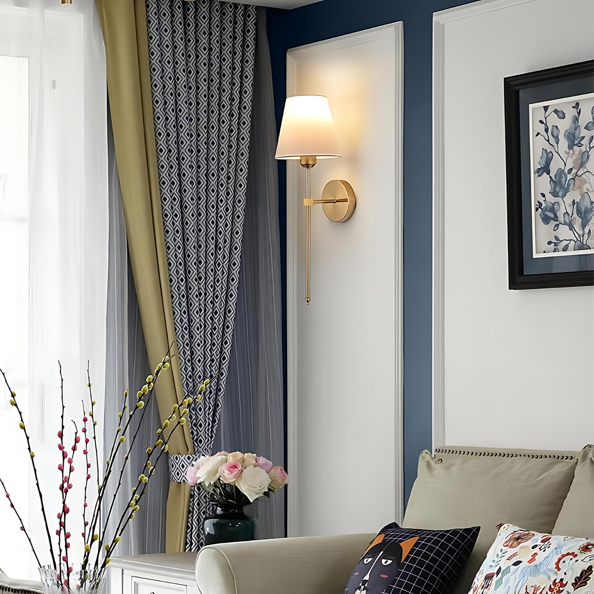 Carvallo – Vägglampa Elegant och Funktionell för en Varm Atmosfär Carvallo