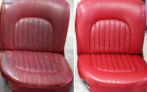 RoyaleGlow Läderåterställning Reparationskräm För Bil Återfärgningskit Carvallo