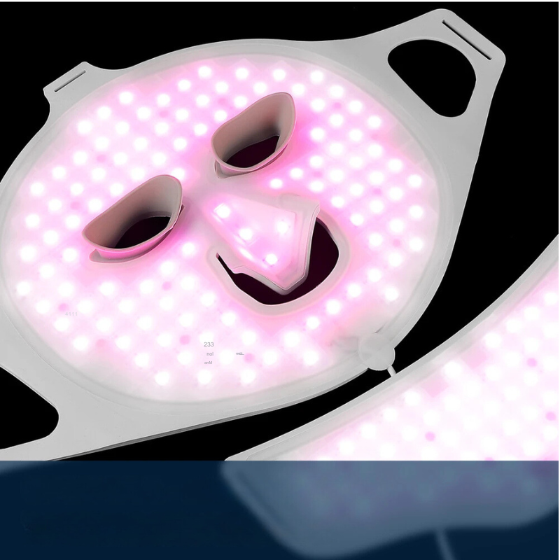 LED Ansiktsmask Hudföryngring Ljusbehandling Carvallo