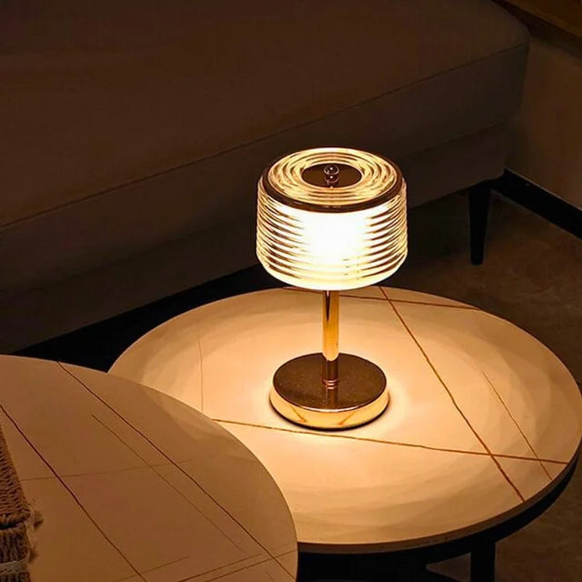 LED Ring Bordslampa med Elegant Design för Heminredning Carvallo
