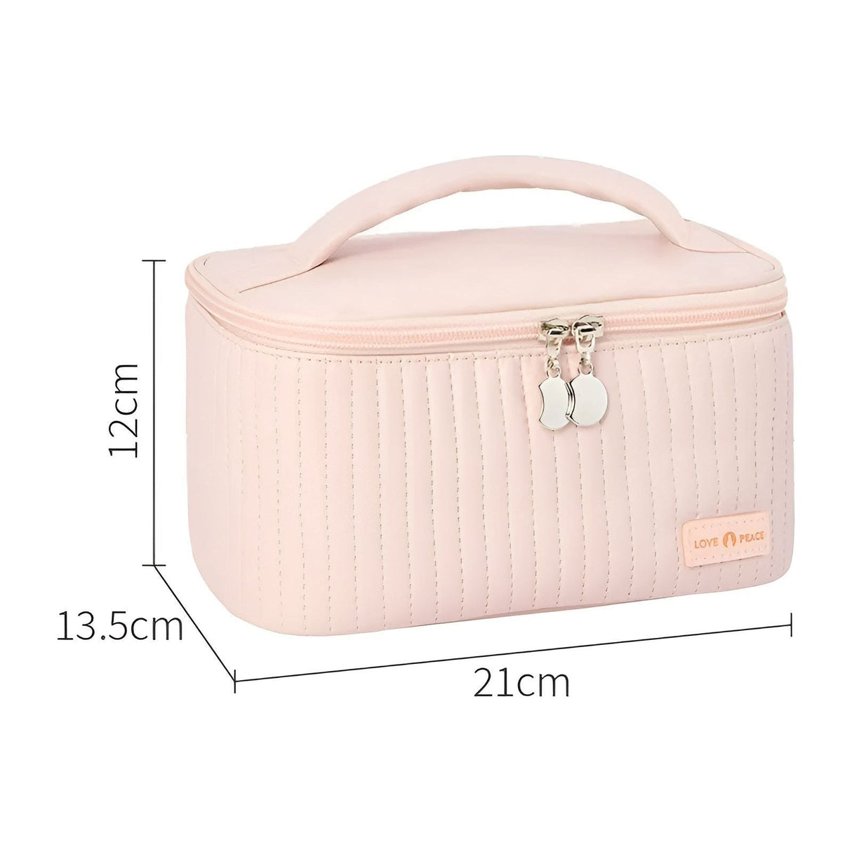 Carvallo Kosmetiktasche Reise | Elegant & Vattentålig | PU-Läder | Mycket utrymme & skydd för dina skönhetsprodukter Carvallo