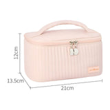 Carvallo Kosmetiktasche Reise | Elegant & Vattentålig | PU-Läder | Mycket utrymme & skydd för dina skönhetsprodukter Carvallo