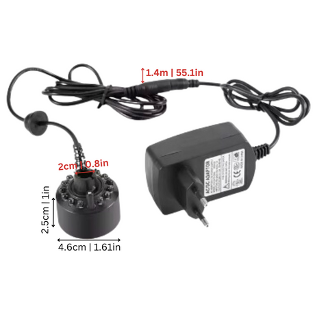 Mystic Mist Maker – LED-dimmaskin för kusliga Halloween-effekter MILA Sverige