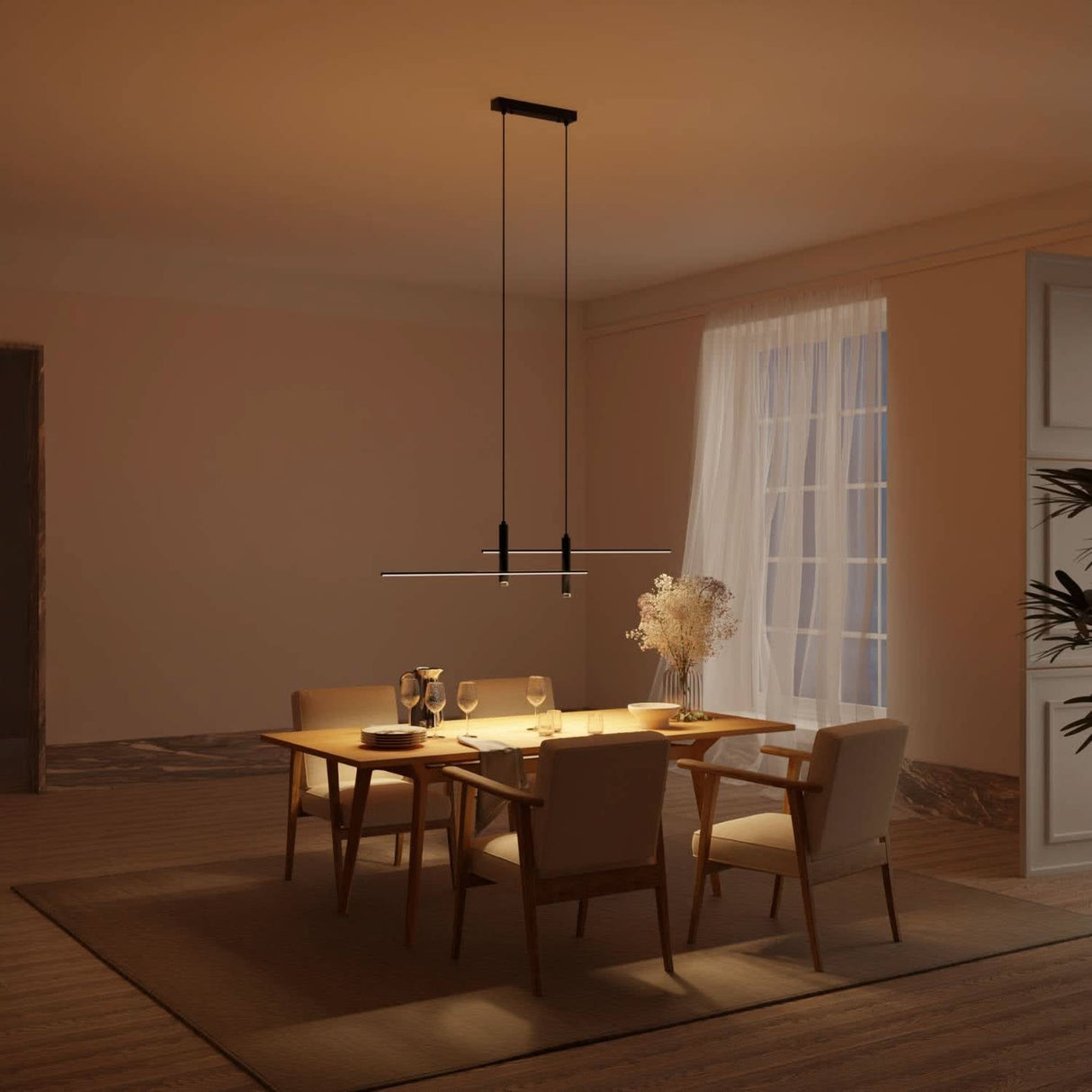 Athenis Designer Taklampa Carvallo