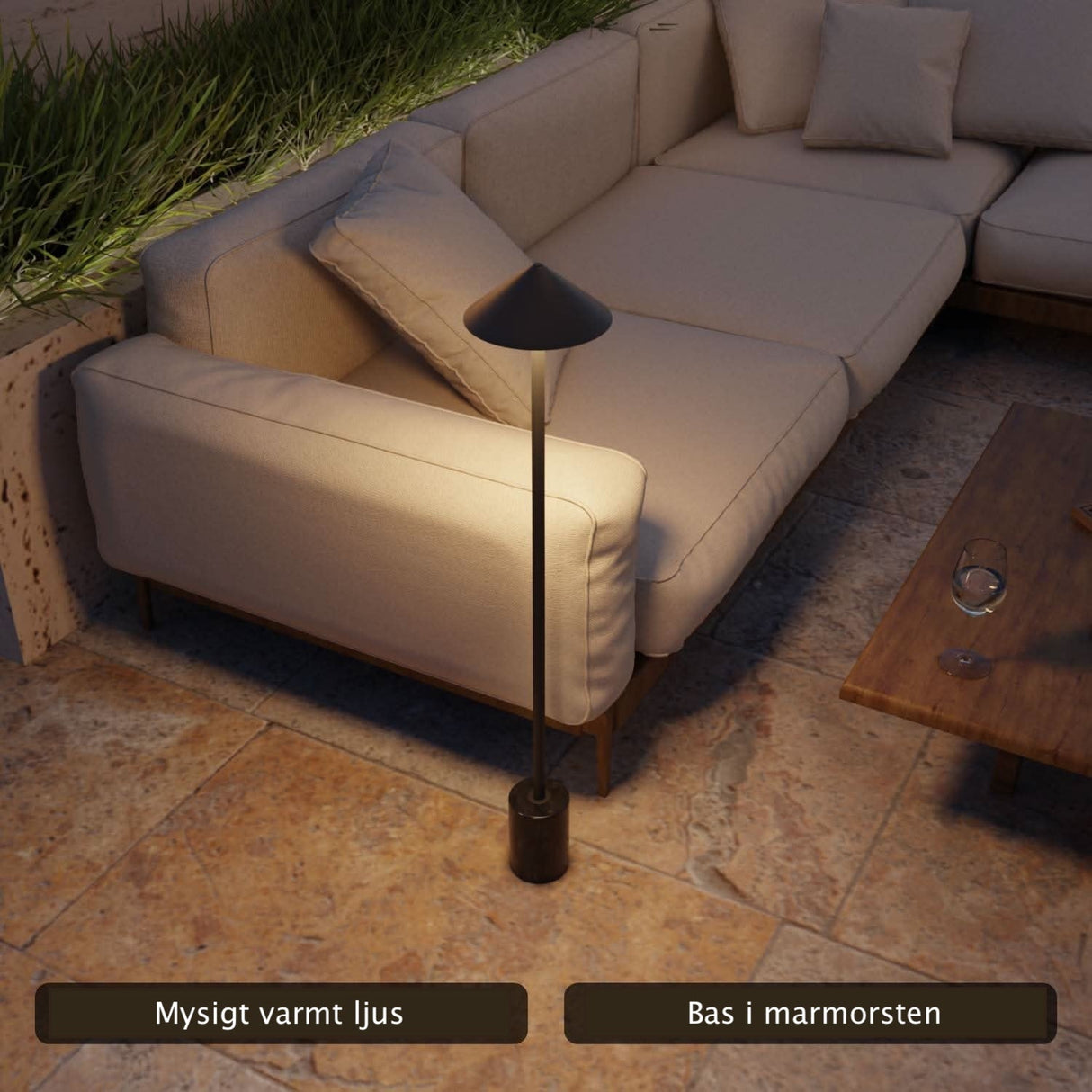 Saphira Akku Golvlampa Carvallo