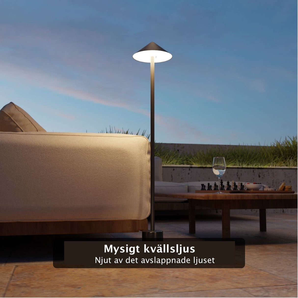 Saphira Akku Golvlampa Carvallo