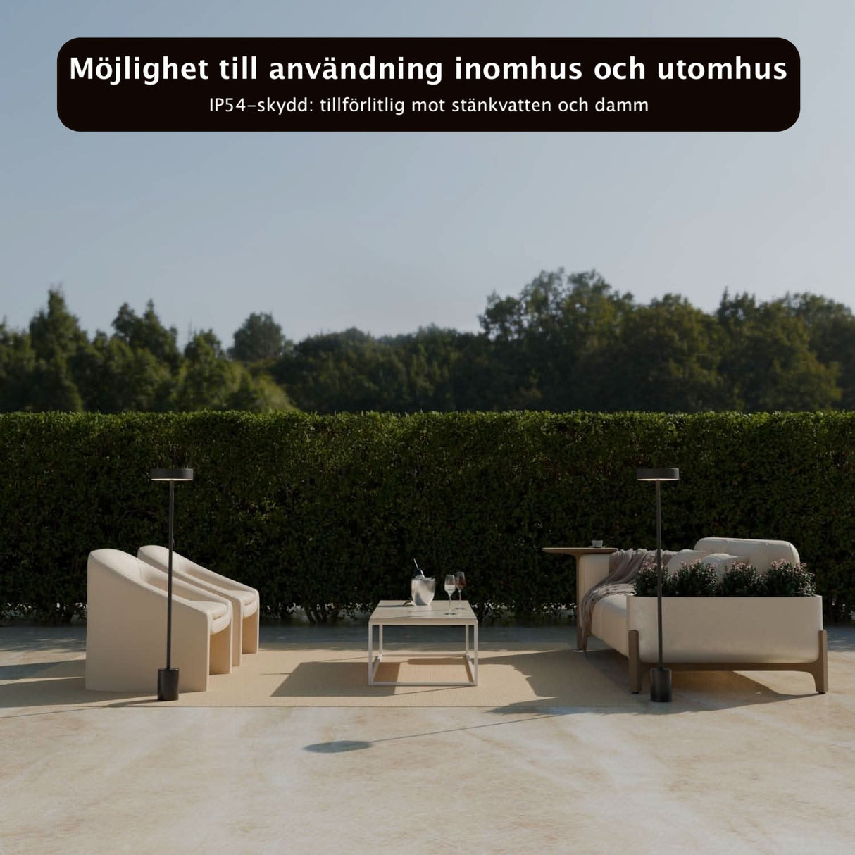 Uranos Golvlampa – Elegant Batteridriven LED-lampa för Inomhus & Utomhus Carvallo