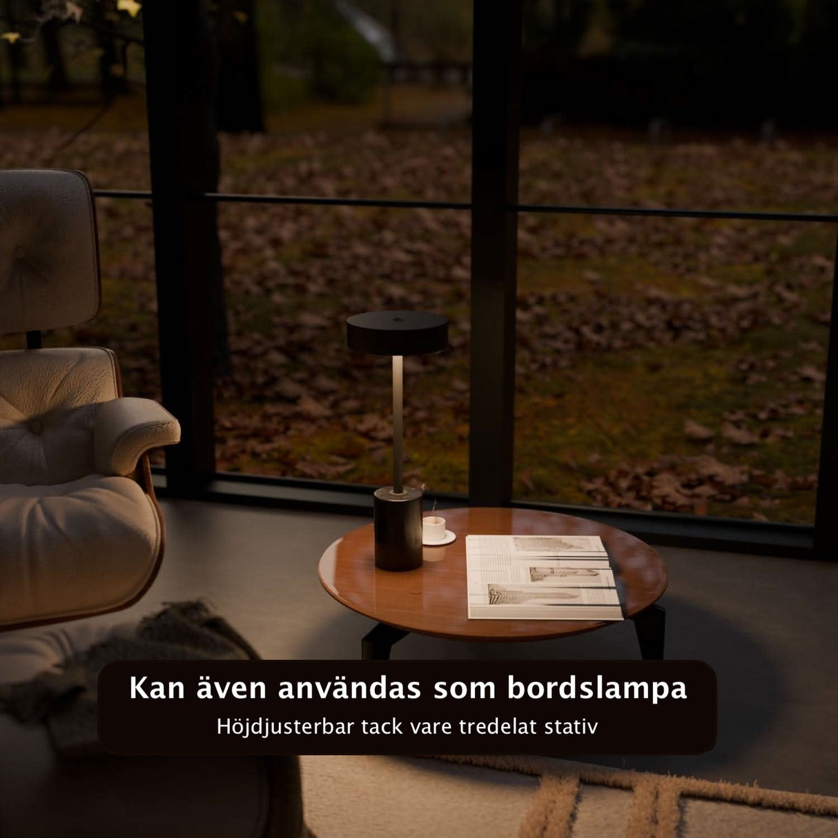 Uranos Golvlampa – Elegant Batteridriven LED-lampa för Inomhus & Utomhus Carvallo