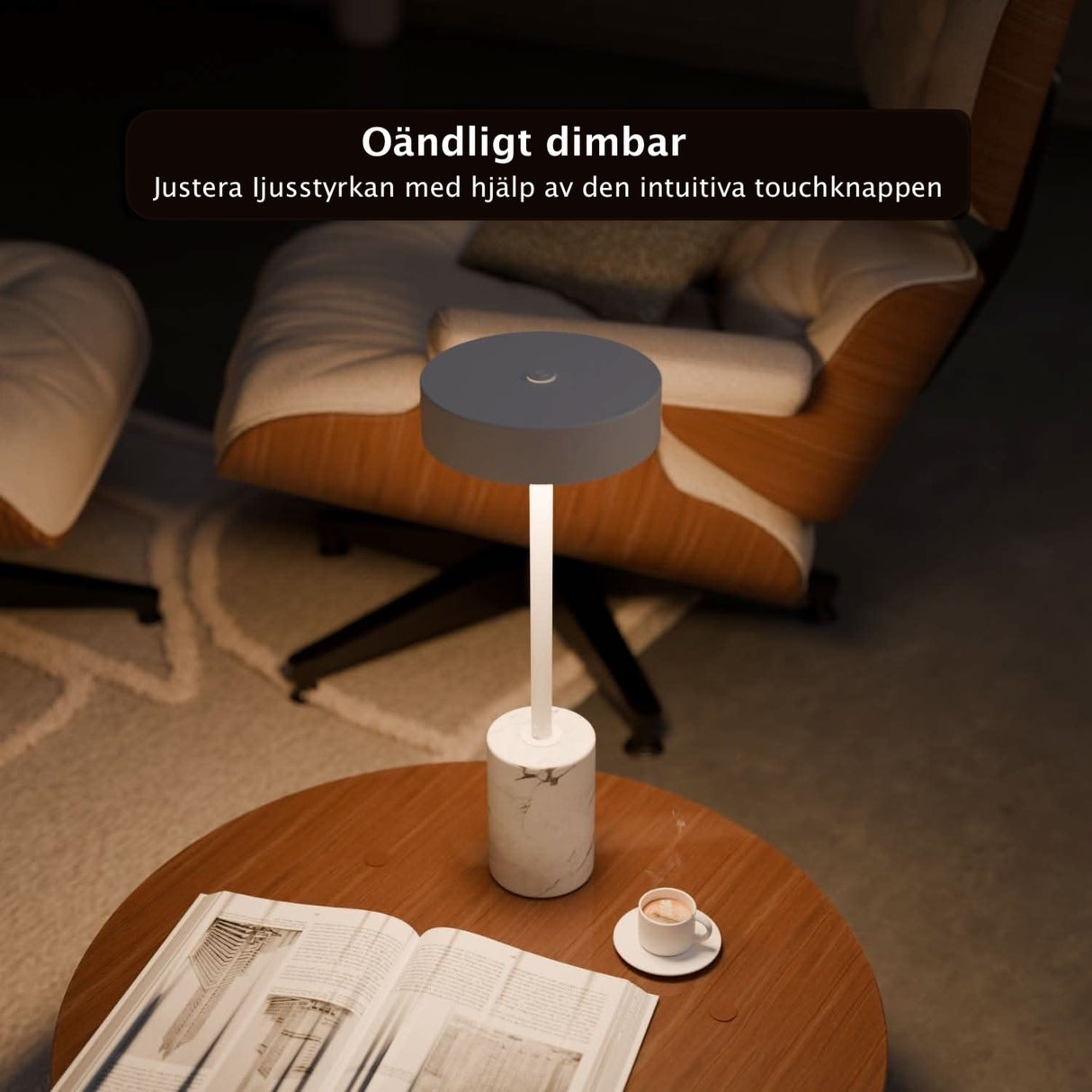 Uranos Golvlampa – Elegant Batteridriven LED-lampa för Inomhus & Utomhus Carvallo