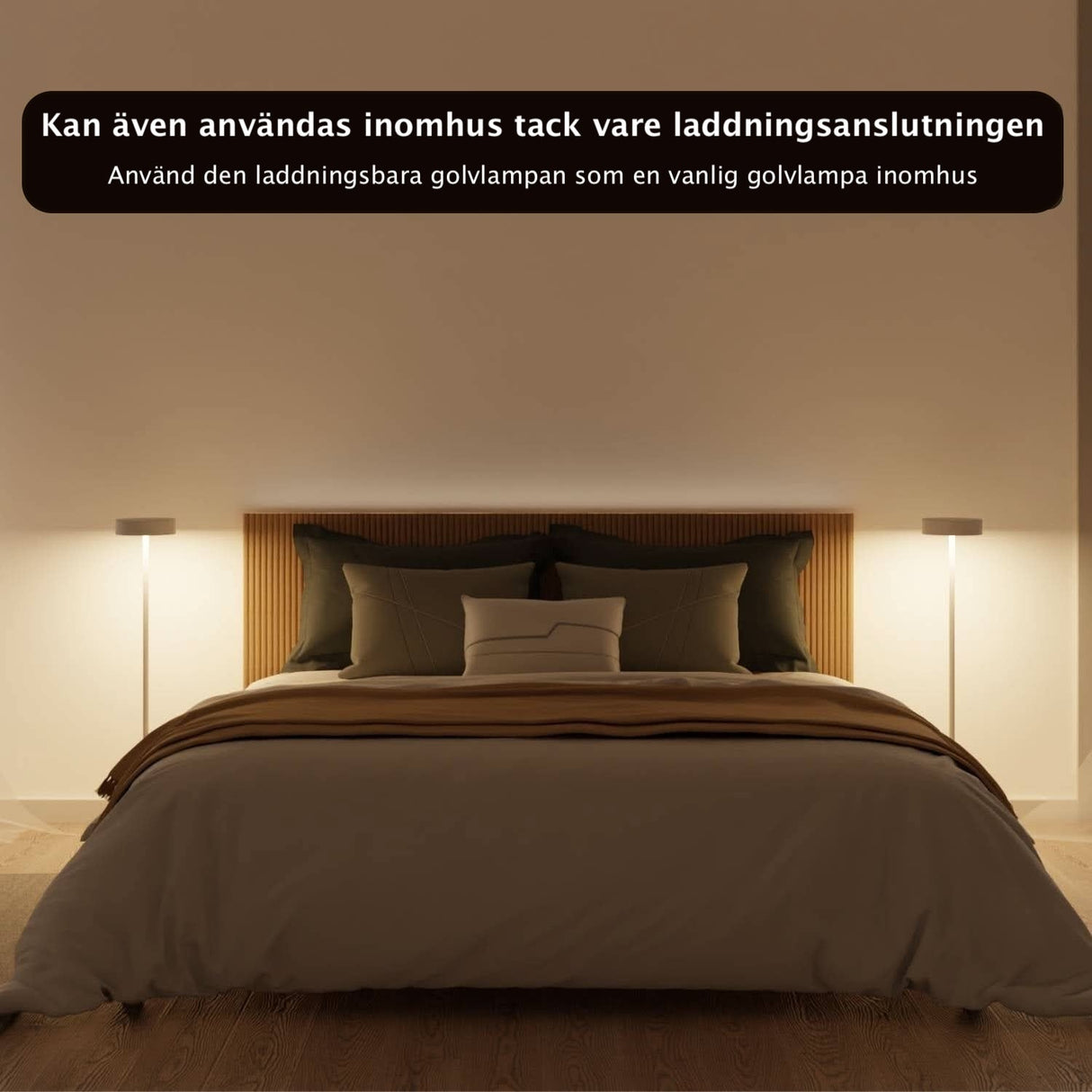 Uranos Golvlampa – Elegant Batteridriven LED-lampa för Inomhus & Utomhus Carvallo