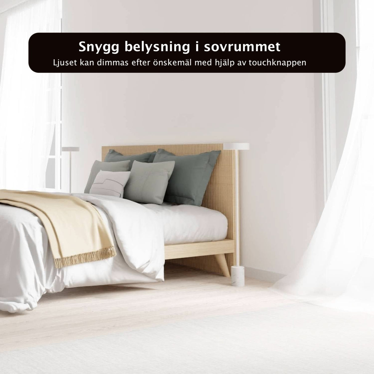 Uranos Golvlampa – Elegant Batteridriven LED-lampa för Inomhus & Utomhus Carvallo