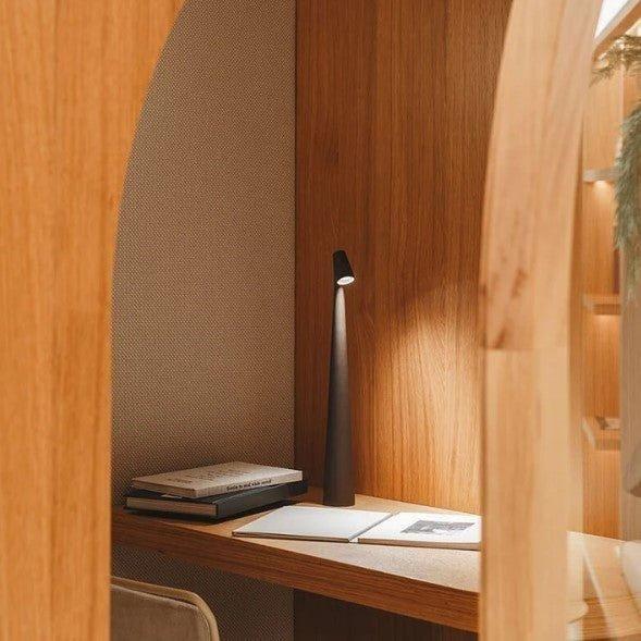 Trådlampa LED-nattlampa – uppladdningsbar och modern | Idealisk för mysiga rum Carvallo