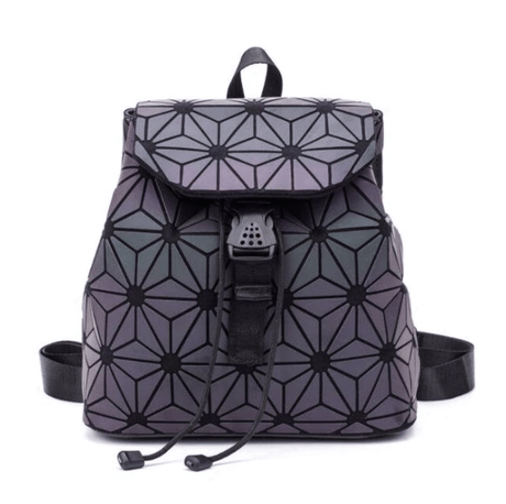 Luminös geometrisk ryggsäck-Accessories-Hemnix-Lysande hexagon-36cmX13cmX32cm-Hemnix