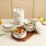 Isolerad lunchbox – Flera fack & läckagesäker | Inkl. bärväska Carvallo