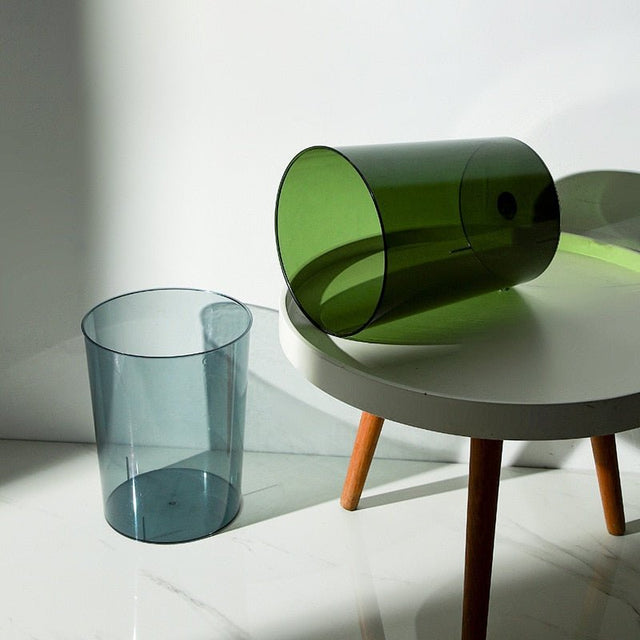 ClearVista - Premium transparent papperskorg MILA Sverige