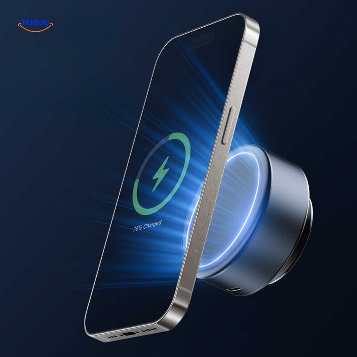 Carvallo - Bärbar 360° bilmonteringshållare med magnetisk sugkopp Carvallo