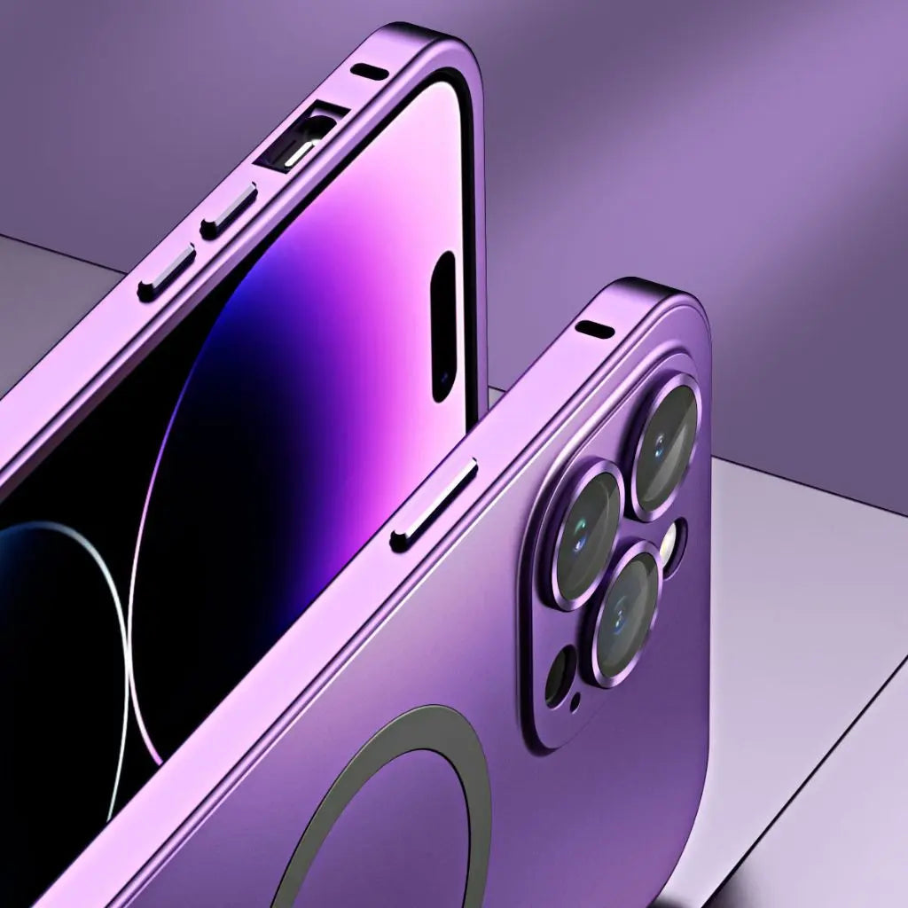Magnetiskt Metallfodral | Elegant Skydd för iPhone Carvallo